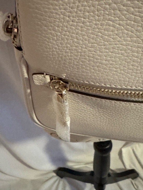 kate spade Parchment Pebble Leather Mini Backpack Crossbody